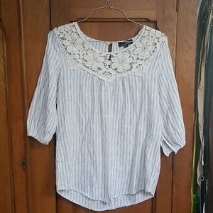 Ladies top, 3/4 sleeve.